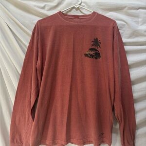 Crazy Shirts HAWAII Chile Dyed Long Sleeve t shirt size M